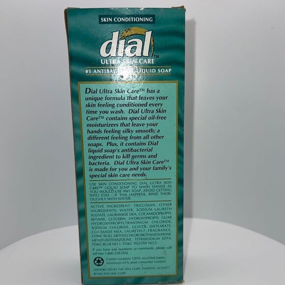 Discontinued Dial Antibacterial ~ Ultra Skin Care ~ Skin Conditioning Hand Soap - Picture 3 of 9
